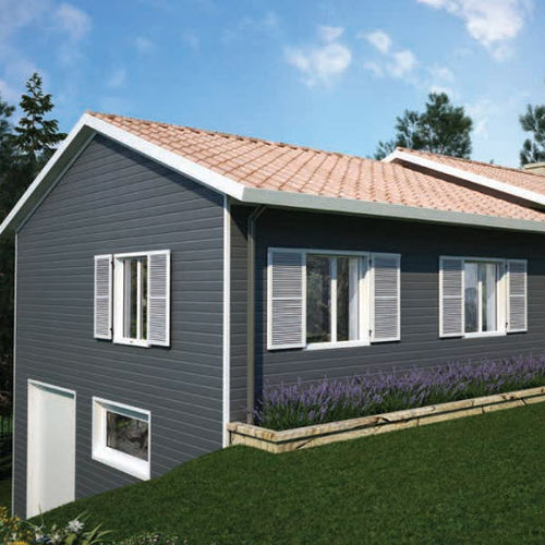 Rivestimento di facciata a doghe - VOX - in legno / verticale / di lunga durata