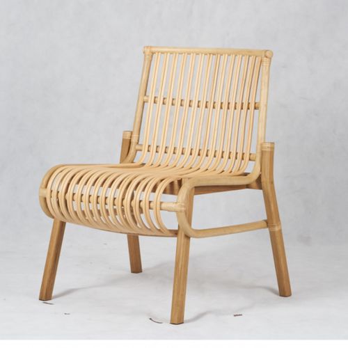 Poltrona contemporanea - WIGG : P16CH-024 - Corner 43 Decor - in legno massiccio / in rattan