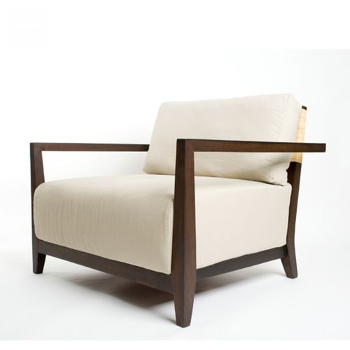 Poltrona contemporanea - MOREL : J10CH-0008 - Corner 43 Decor - in tessuto / in teak / in rattan
