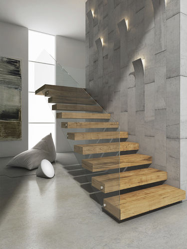 Piastrella in calcestruzzo - RAMPA - itaibaron - 3D / da interno / da parete