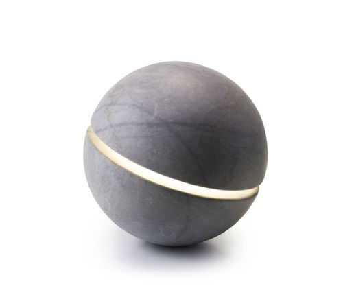 Lampada da pavimento - SPHERA - Essenze di Luce - in marmo / in pietra naturale / contemporanea