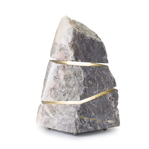 Lampada da pavimento - CROSS - Essenze di Luce - in pietra naturale / contemporanea / con cavo