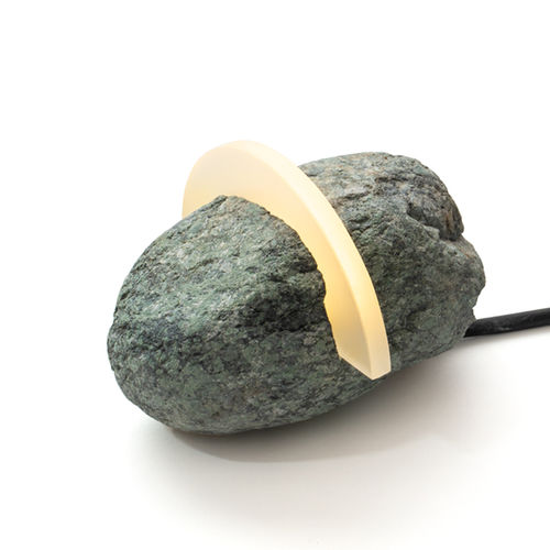 Lampada da pavimento - RAY - Essenze di Luce - in vetro / in pietra / contemporanea