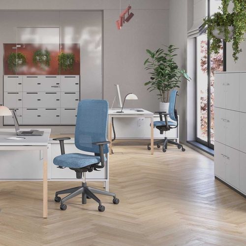 Sedia da ufficio contemporanea - UTILA - Nowy Styl - da interno / in rete / con supporto in metallo