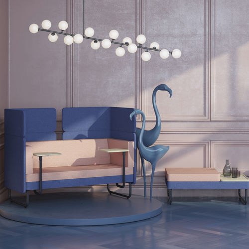 Divano modulare - PLAY&WORK - Nowy Styl - contemporaneo / in tessuto / imbottito