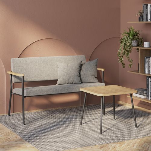 Divano contemporaneo - ZONE - Nowy Styl - in tessuto / in pelle / con braccioli