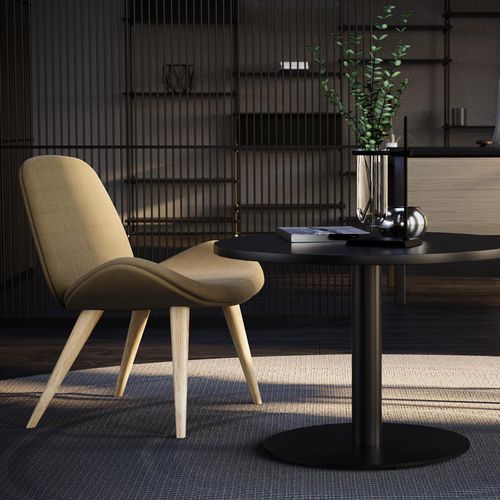 Sedia visitatore contemporanea - TILKKA - Nowy Styl - da interno / in tessuto / con supporto in metallo