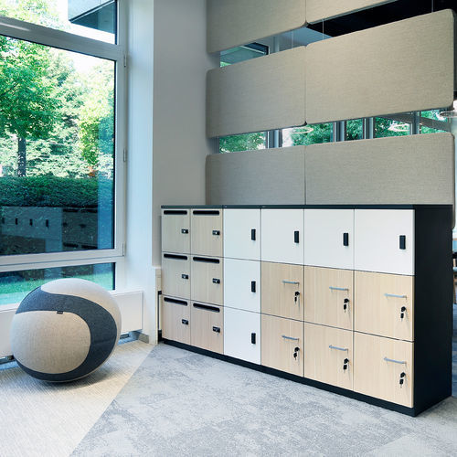 Pouf contemporaneo - DOTTO - Nowy Styl - in tessuto / tondo / quadrato