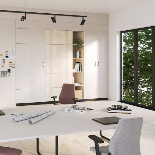 Armadietto spogliatoio in melaminico - K40 - Nowy Styl - a chiave / contract / bianco