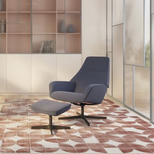 Poltrona contemporanea - BARRIQUE - Nowy Styl - in tessuto / in metallo / regolabile