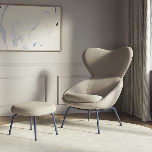 Poltrona contemporanea - SCADIO - Nowy Styl - in tessuto / in metallo / su misura