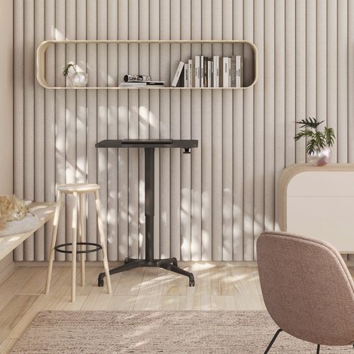 Scrivania seduto-in piedi - AERO - Nowy Styl - da terra / contemporanea / in rovere