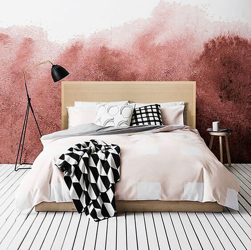 Letto matrimoniale - LOUIS - Larforma - contemporaneo / con testiera / in faggio