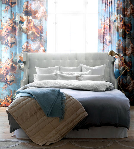 Letto matrimoniale - PF - Larforma - contemporaneo / imbottito / con testiera