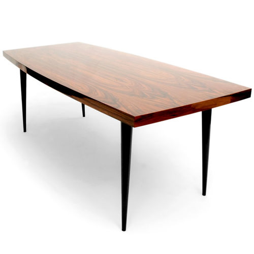 Tavolo contemporaneo - BONNIE - Larforma - in MDF / in legno compensato / con supporto in faggio