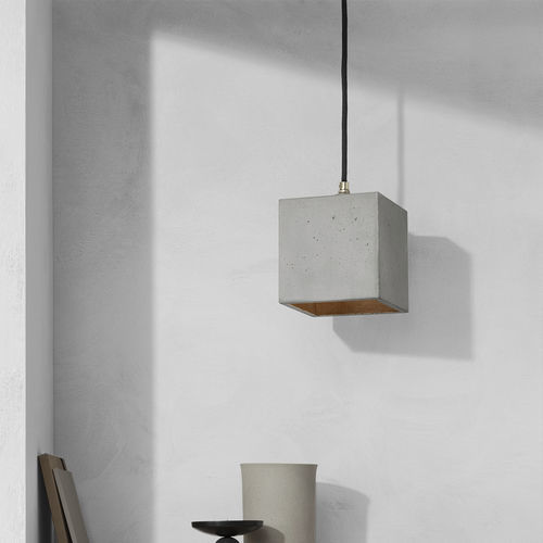 Lampada a sospensione - [B1] - GantLights - in calcestruzzo / design minimalista / con cavo