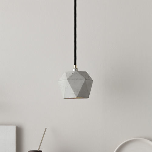 Lampada a sospensione - [T2] - GantLights - in calcestruzzo / contemporanea / con cavo