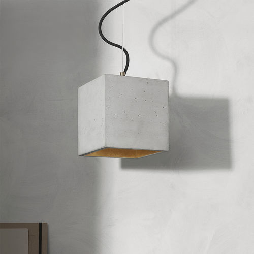 Lampada a sospensione - [B5] - GantLights - in calcestruzzo / design minimalista / con cavo