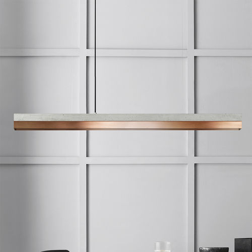 Lampada a sospensione - [C-serie] - GantLights - in rame / in calcestruzzo / design minimalista