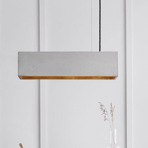 Lampada a sospensione - [B4] - GantLights - in calcestruzzo / design minimalista / con cavo