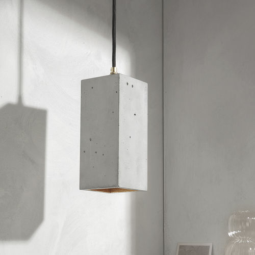 Lampada a sospensione - [B2] - GantLights - in calcestruzzo / design minimalista / con cavo