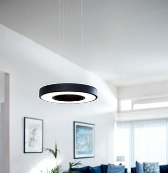 Lampada a sospensione - CIRCULUS - SG LIGHTING - in acciaio con rivestimento a polvere / contemporanea / con cavo