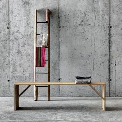 Panca contemporanea - TINTAN - Fioroni Design - in legno massiccio