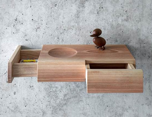 Mensola - BÀUTI SMALL - Fioroni Design - contemporaneo / in noce / in legno massiccio
