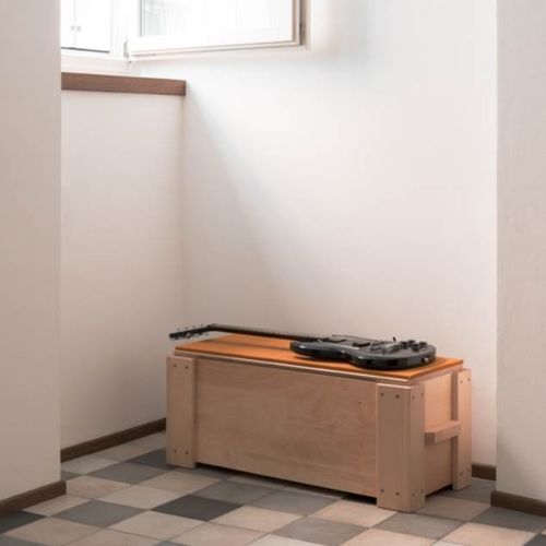 Panca contemporanea - KREFELD - Fioroni Design - in legno compensato / in feltro / senza schienale