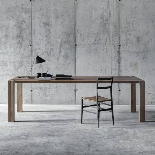 Tavolo da pranzo contemporaneo - WF1 - Fioroni Design - in noce / in legno massiccio / in castagno