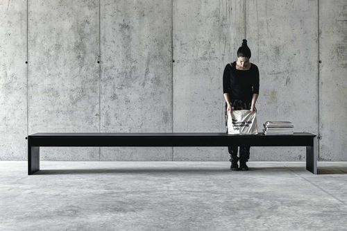 Panca contemporanea - OMBRI - Fioroni Design - in MDF laccato