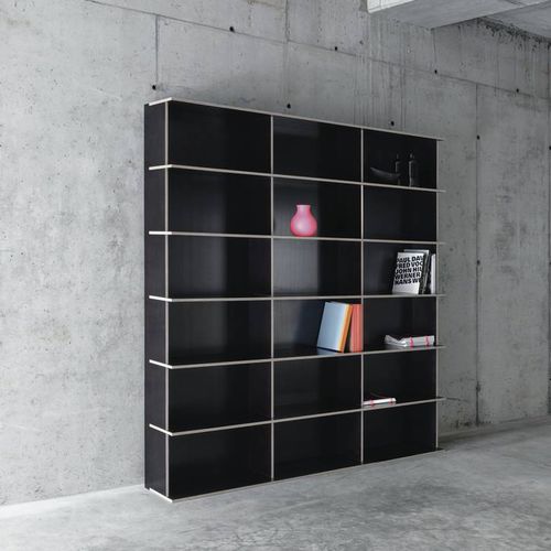 Libreria modulare - J.M.B/3.6 - Fioroni Design - contemporanea / per ufficio / in legno compensato