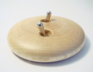 Interruttore a leva - ELO: 12110 - Realitem - non incassato / doppio / in legno