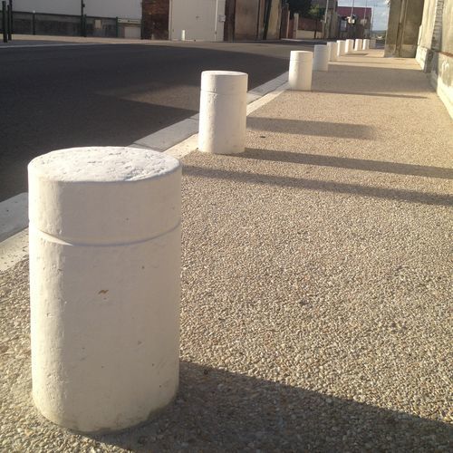 Dissuasore per pedoni - BORNE DROITE 4 H42 - REPLIK - decorativa / fissa / in pietra