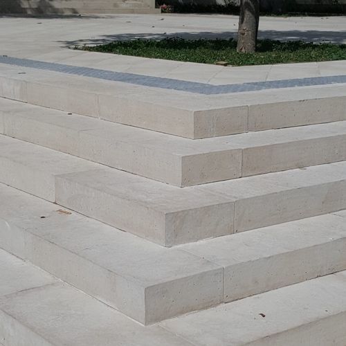 Gradino in calcestruzzo - BMAR2 - REPLIK - antiscivolo / prefabbricato