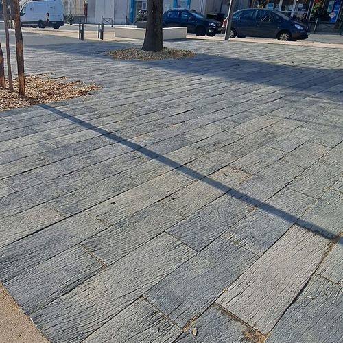 Lastricato in calcestruzzo - LA100 - REPLIK - da esterno / per terrazza / da giardino