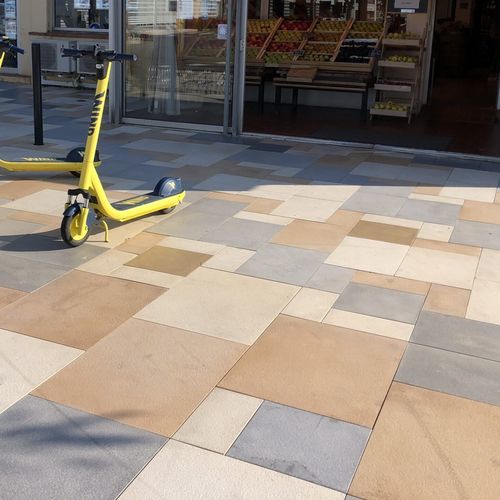 Lastricato in calcestruzzo - DAF16 - REPLIK - da esterno / per strade / bocciardato