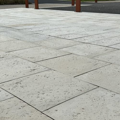 Lastricato in calcestruzzo - 50×50 - REPLIK - da esterno / per terrazza / da giardino