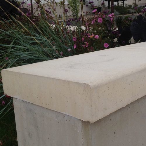 Coprimuro per recinzione di giardino - PARA3 - REPLIK - in calcestruzzo