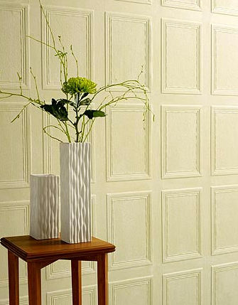 Rivestimento murale in linoleum - GEORGIAN PANEL - Lincrusta - testurizzato / a effetto dimensionale / per uso residenziale