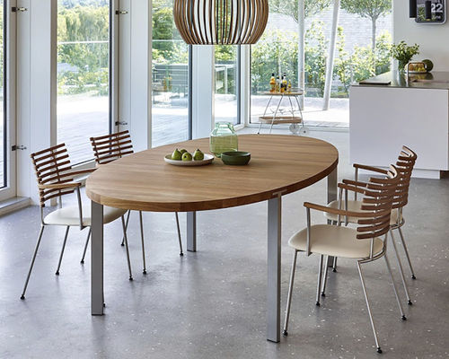 Tavolo da pranzo contemporaneo - GM 2152 - Naver Collection - in rovere / in noce / in legno massiccio