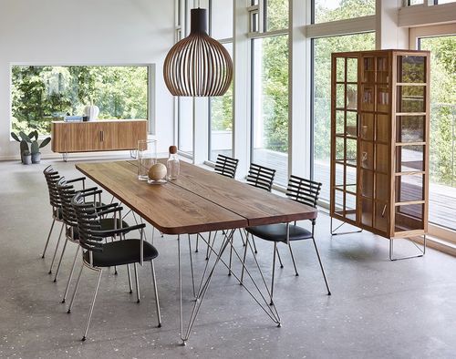 Tavolo da pranzo contemporaneo - GM 3300 Plank De Luxe - Naver Collection - in legno massiccio / in frassino / in MDF