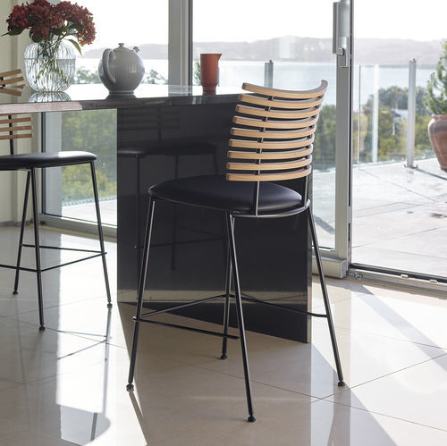 Sedia alta contemporanea - GM 4107 Tiger - Naver Collection - da interno / in tessuto / in pelle