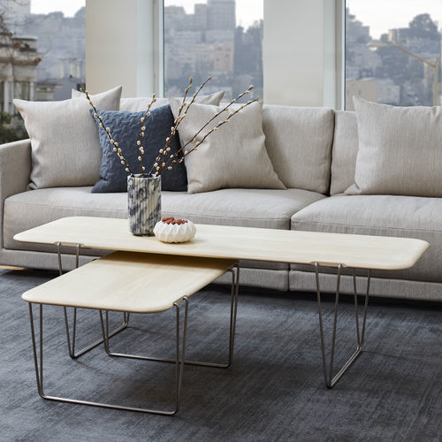 Tavolino basso contemporaneo - AK 825-830 - Naver Collection - in rovere / in noce / in legno massiccio