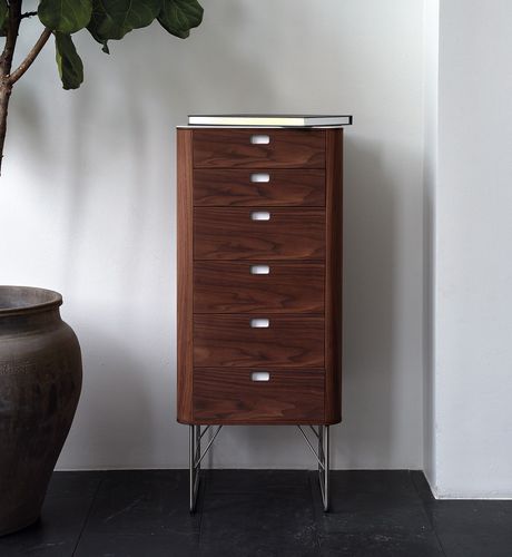 Cassettiera contemporanea - AK 2420 - Naver Collection - in rovere / in noce / in frassino