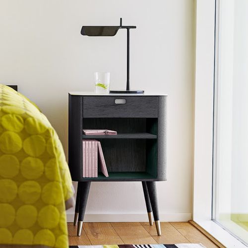 Comodino contemporaneo - AK 2405-2410 - Naver Collection - in rovere / in noce / in frassino