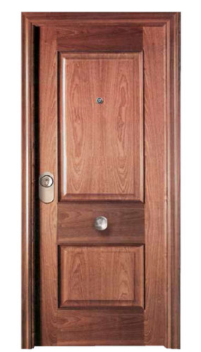 Porta da interno - R&F PANEL MODEL SAPELE - NORMA DOORS - in legno / battente / senza vetri