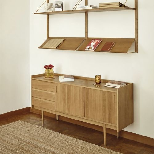 Credenza contemporanea - LONG 1050 - 366 Concept - in rovere / in legno massiccio / impiallacciata in legno