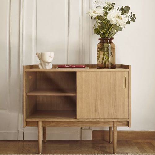 Credenza contemporanea - PETITE 1050 - 366 Concept - in rovere / in legno / in vetro