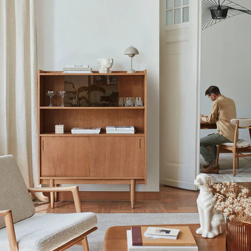 Credenza alta - HIGHBOARD 1050 - 366 Concept - contemporanea / in rovere / impiallacciata in legno